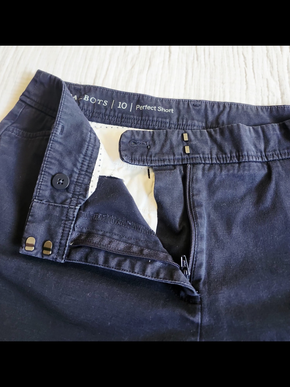 Talbots Navy Perfect Short - Picture 10 of 14